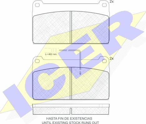 Icer 150665 - Kit pastiglie freno, Freno a disco autozon.pro