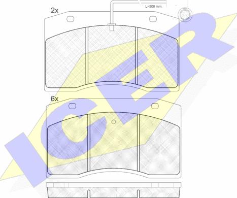 Icer 160832 - Kit pastiglie freno, Freno a disco autozon.pro