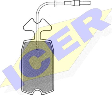 Icer 180309 - Kit pastiglie freno, Freno a disco autozon.pro