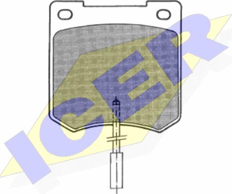 Icer 180291 - Kit pastiglie freno, Freno a disco autozon.pro