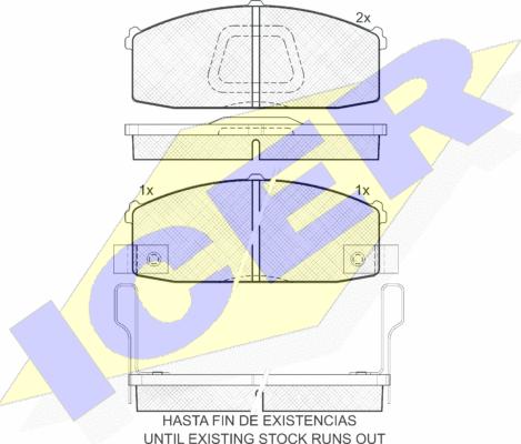 Icer 180792 - Kit pastiglie freno, Freno a disco autozon.pro