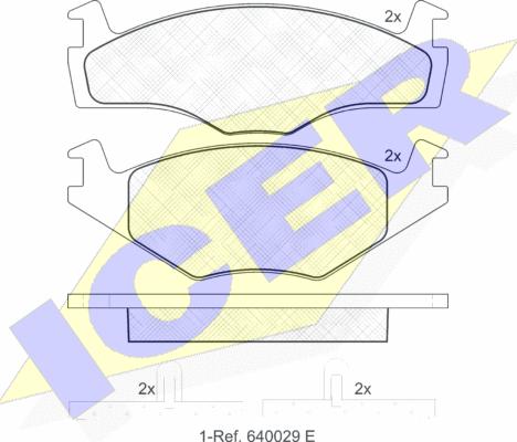 Icer 181048 - Kit pastiglie freno, Freno a disco autozon.pro