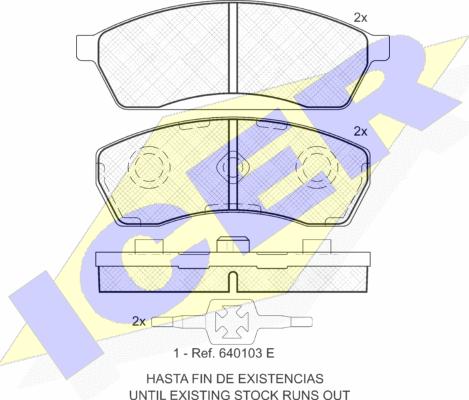 Icer 181292 - Kit pastiglie freno, Freno a disco autozon.pro