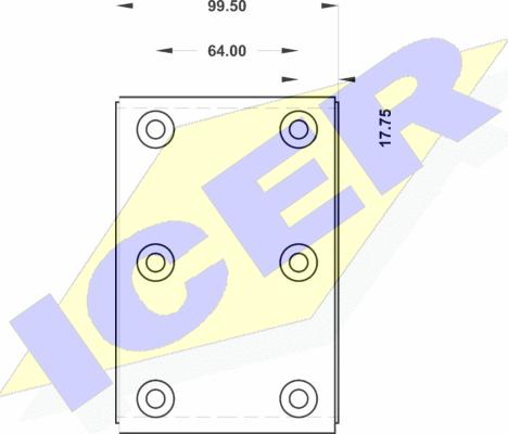 Icer 21 5879 10 - Kit materiale d'attrito, Freno a tamburo autozon.pro