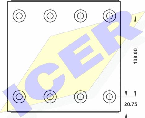 Icer 21 7988 00 - Kit materiale d'attrito, Freno a tamburo autozon.pro