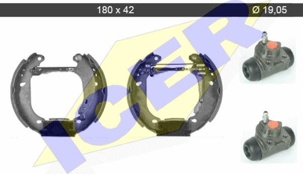 Icer 79KT0059 C - Kit ganasce freno autozon.pro