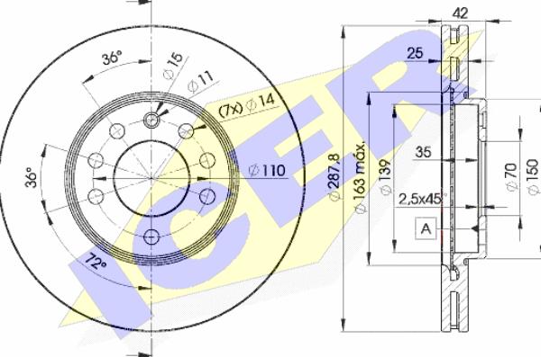 Icer 78BD9043-2 - Discofreno autozon.pro