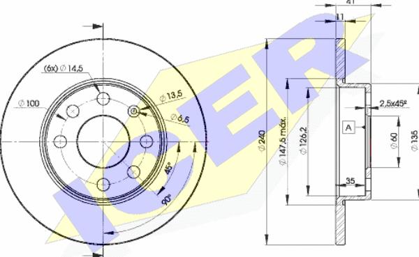 Icer 78BD9020-2 - Discofreno autozon.pro