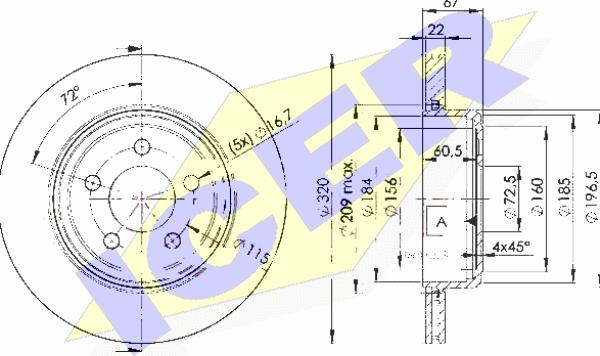 Icer 78BD9199-2 - Discofreno autozon.pro