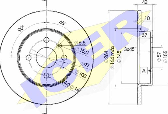 Icer 78BD9116-2 - Discofreno autozon.pro