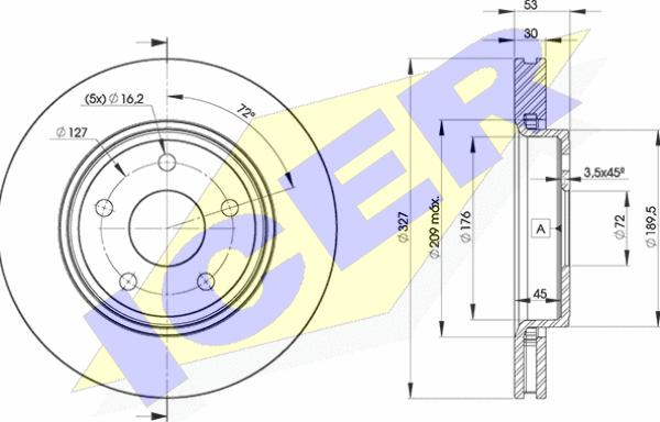 Icer 78BD9269-2 - Discofreno autozon.pro