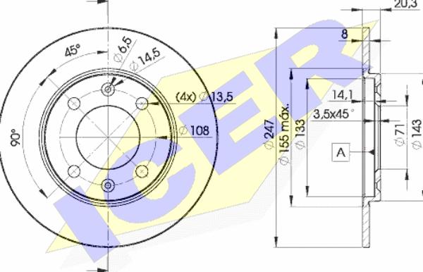 Icer 78BD4699-2 - Discofreno autozon.pro