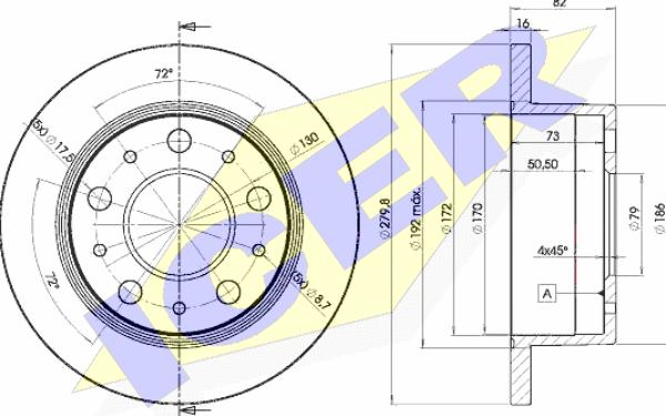 Icer 78BD4696-1 - Discofreno autozon.pro