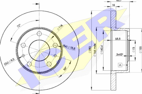 Icer 78BD4680-2 - Discofreno autozon.pro