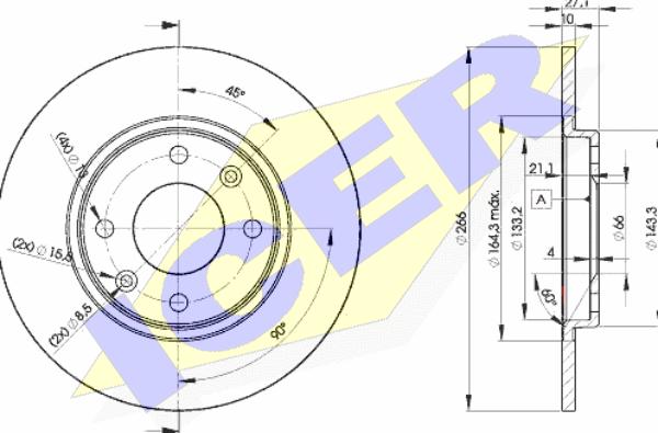 Icer 78BD4688-2 - Discofreno autozon.pro