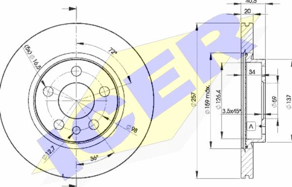 Icer 78BD4683-2 - Discofreno autozon.pro