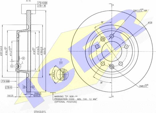 Icer 78BD4623-2 - Discofreno autozon.pro