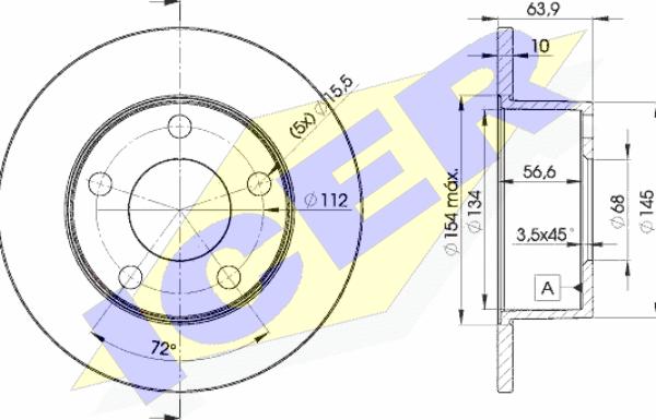 Icer 78BD4060-2 - Discofreno autozon.pro