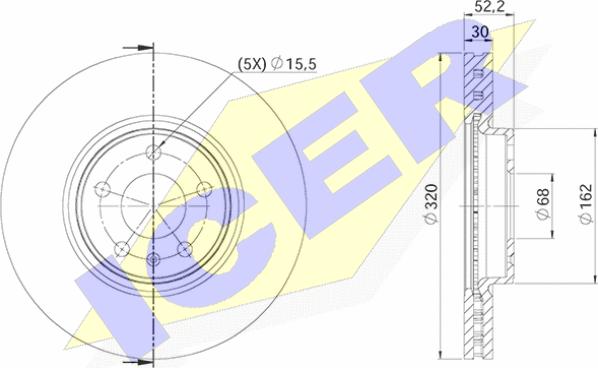 Icer 78BD4039-2 - Discofreno autozon.pro