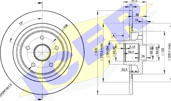 Icer 78BD4108-1 - Discofreno autozon.pro