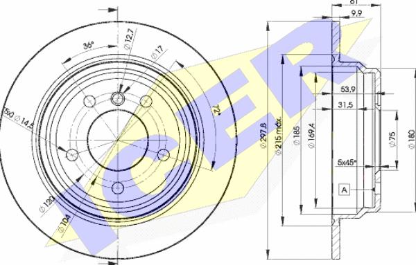 Icer 78BD4129-2 - Discofreno autozon.pro