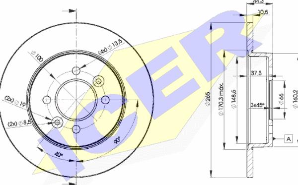 Icer 78BD4295-2 - Discofreno autozon.pro