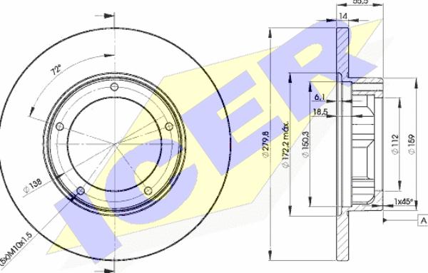 Icer 78BD4269-2 - Discofreno autozon.pro