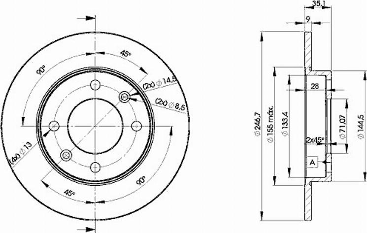 Icer 78BD4746 - Discofreno autozon.pro