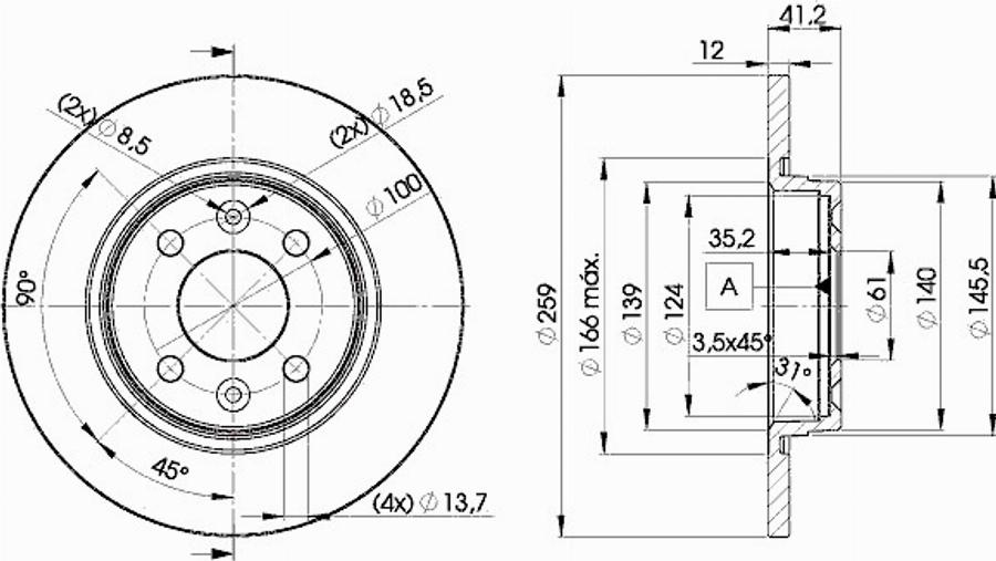 Icer 78BD4707 - Kit freno, Freno a disco autozon.pro