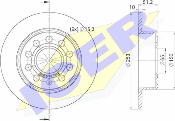 Icer 78BD5640-2 - Discofreno autozon.pro