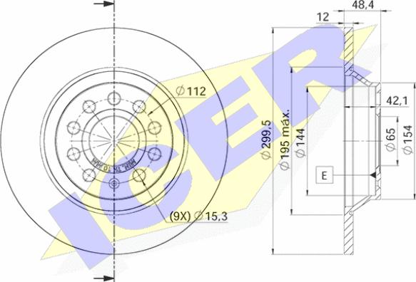 Icer 78BD5642-2 - Discofreno autozon.pro