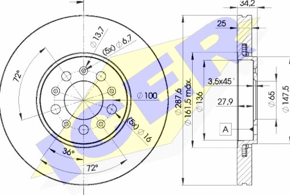 Icer 78BD5604-2 - Discofreno autozon.pro