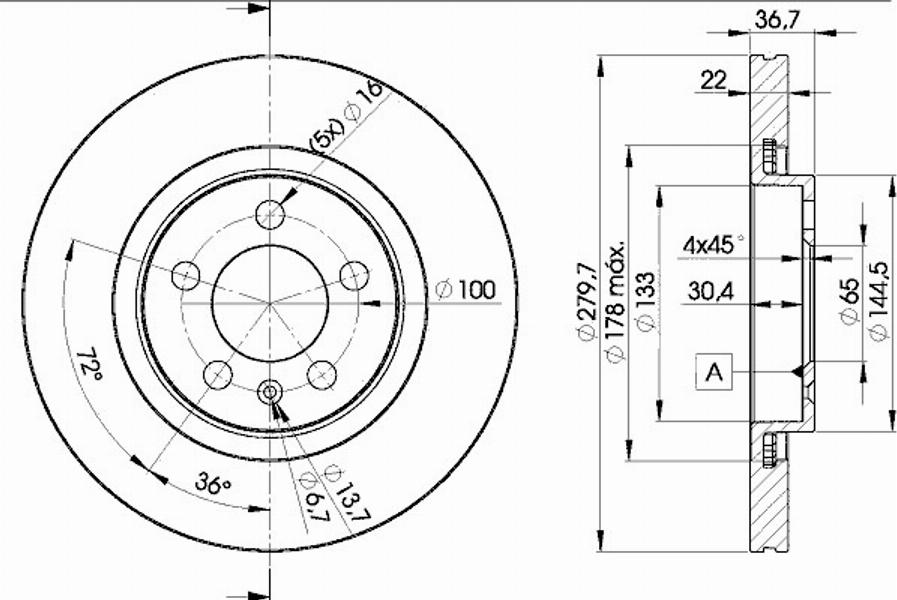 Icer 78BD5603 - Discofreno autozon.pro