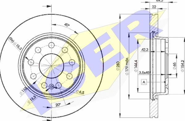 Icer 78BD5614-2 - Discofreno autozon.pro