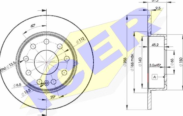 Icer 78BD5616-2 - Discofreno autozon.pro