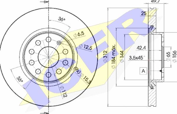 Icer 78BD5618-2 - Discofreno autozon.pro