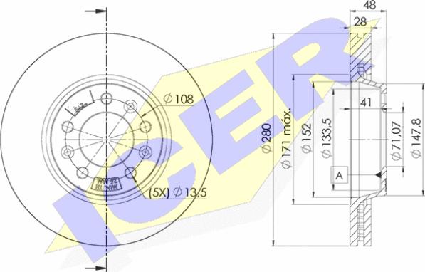 Icer 78BD5624-2 - Discofreno autozon.pro