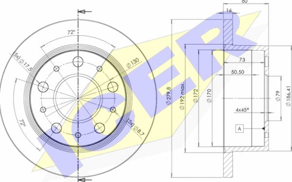 Icer 78BD5625-1 - Discofreno autozon.pro