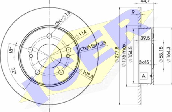 Icer 78BD5059-2 - Discofreno autozon.pro