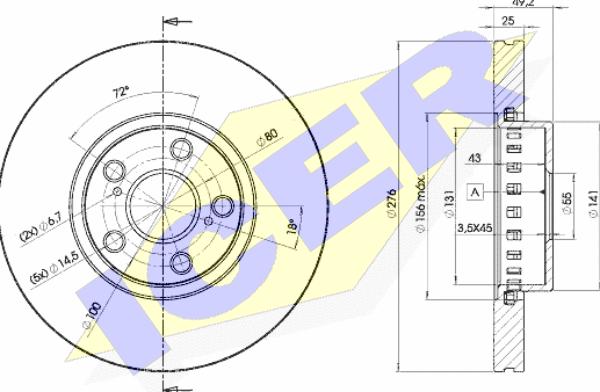 Icer 78BD5060-2 - Discofreno autozon.pro