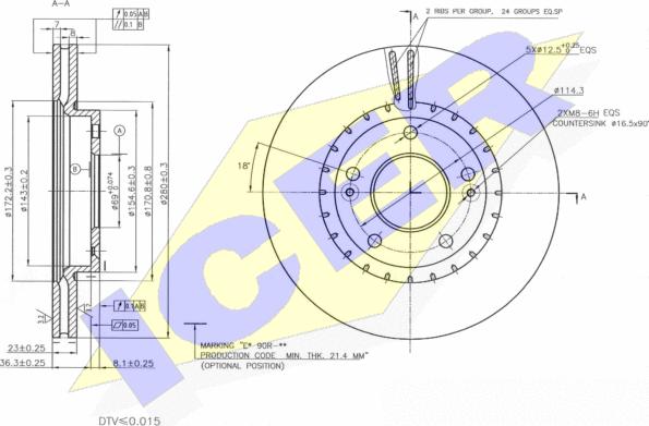 Icer 78BD5182-2 - Discofreno autozon.pro