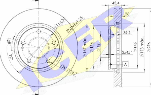 Icer 78BD5399-2 - Discofreno autozon.pro