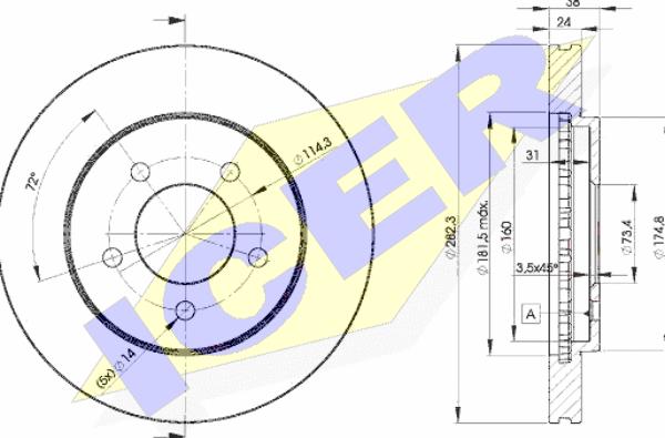 Icer 78BD5347-2 - Discofreno autozon.pro