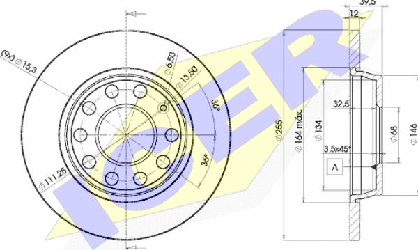 Icer 78BD5309-2 - Discofreno autozon.pro