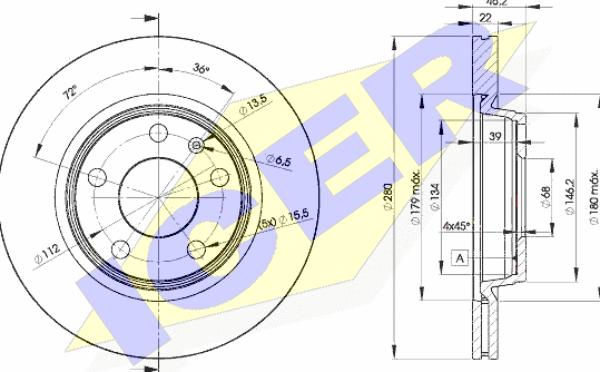 Icer 78BD5301-2 - Discofreno autozon.pro