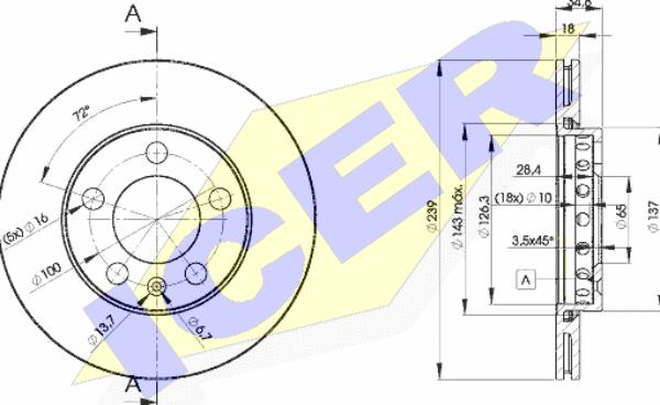 Icer 78BD5308-2 - Discofreno autozon.pro