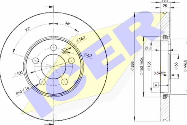 Icer 78BD5302-2 - Discofreno autozon.pro