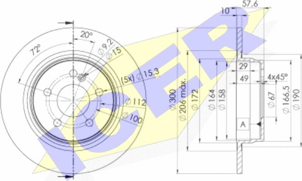 Icer 78BD6474-2 - Discofreno autozon.pro