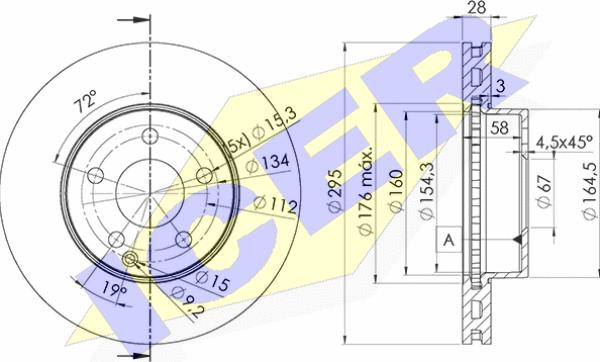 Icer 78BD6475-2 - Discofreno autozon.pro