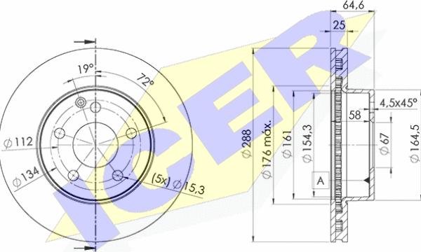 Icer 78BD6476-2 - Discofreno autozon.pro